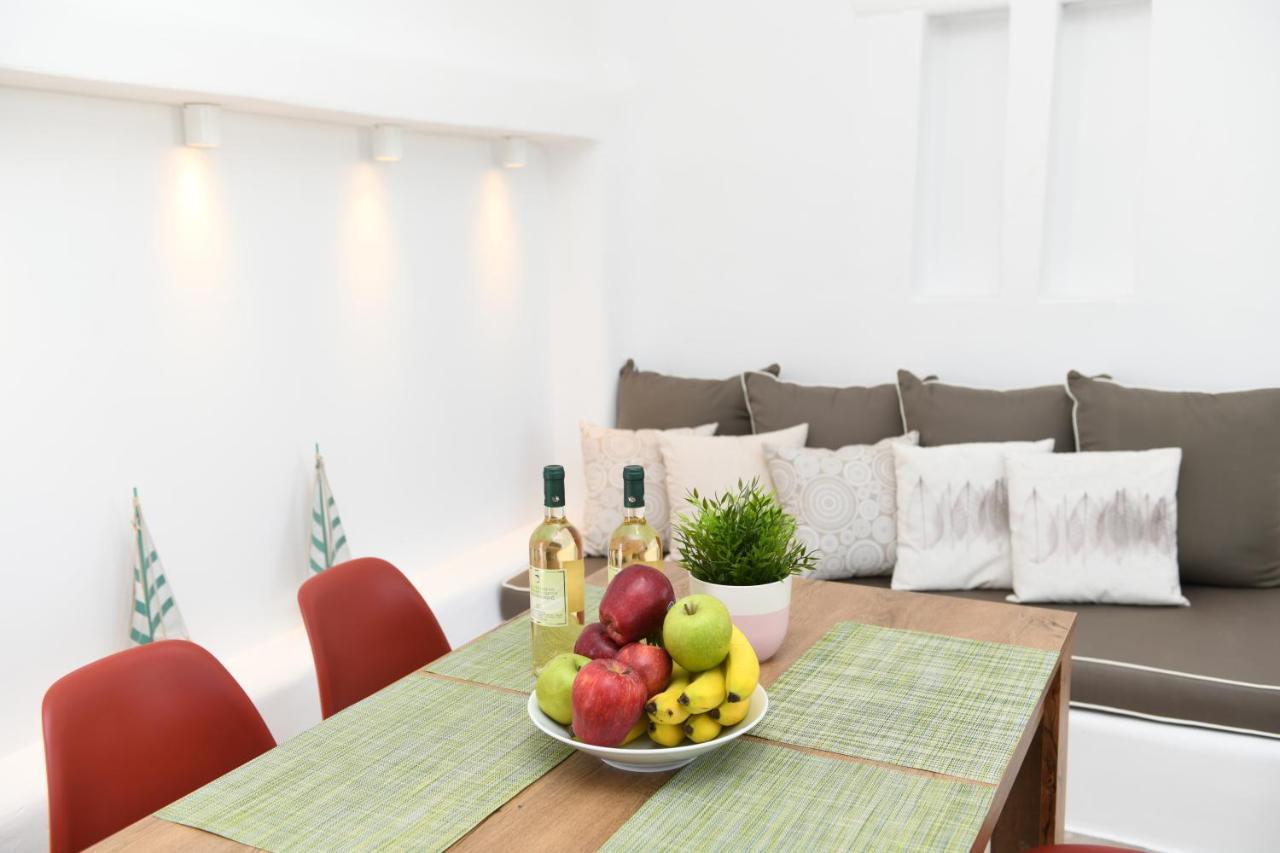 פנורמוס מיקונוס Superior Beachfront Apartment 1 With View To The Aegean Sea מראה חיצוני תמונה