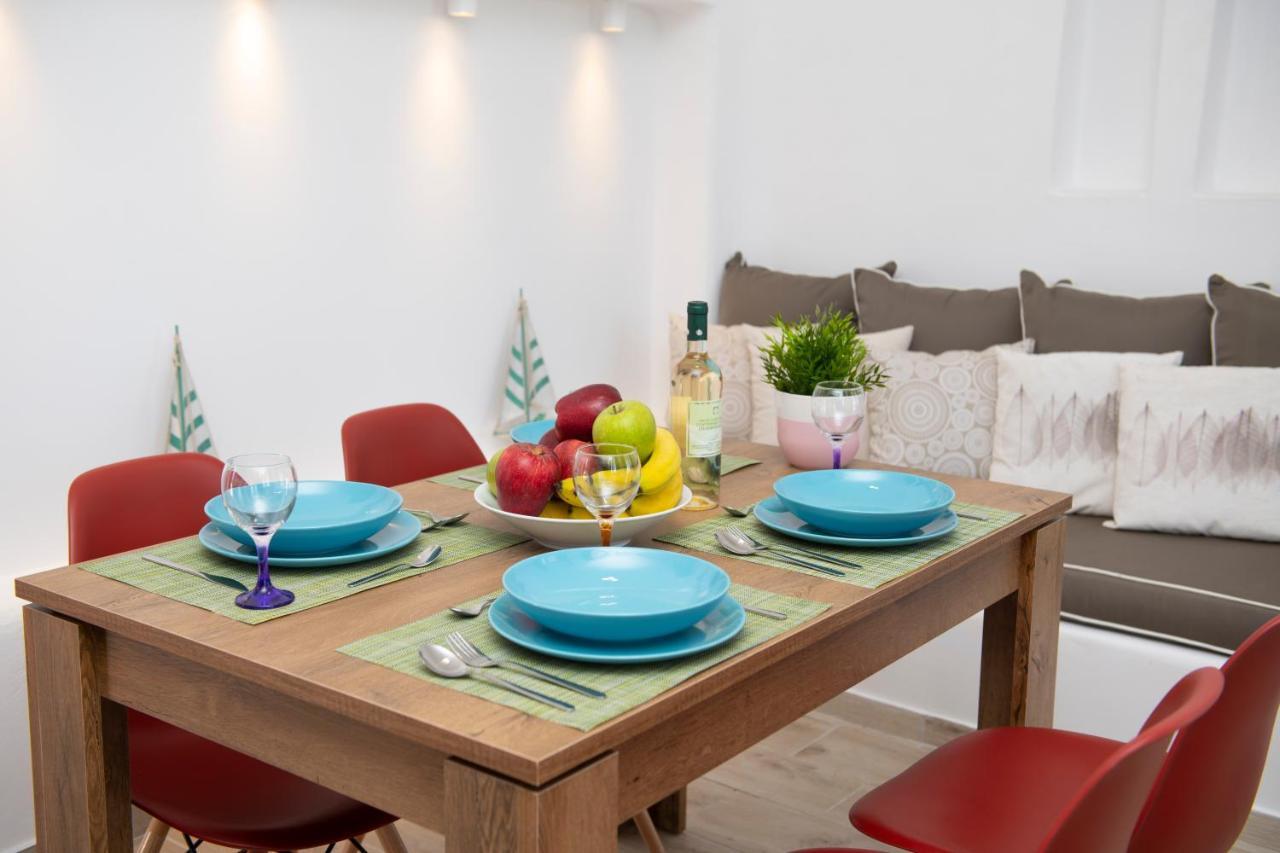 פנורמוס מיקונוס Superior Beachfront Apartment 1 With View To The Aegean Sea מראה חיצוני תמונה